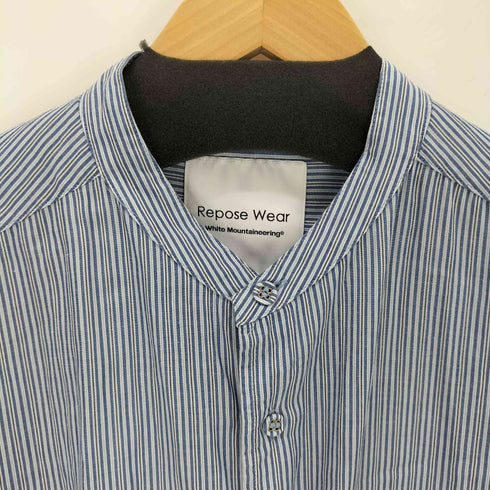 ホワイトマウンテニアリング WHITE MOUNTAINEERING RW BAND COLLAR STRIPE SHIRT メンズ  3